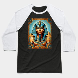 Mosaic Pharaoh Ancient Egypt Baseball T-Shirt